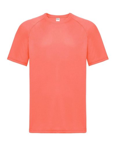 T-shirt sport Run Fluo coral