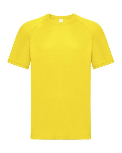 T-shirt sport Run Yellow