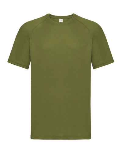 T-shirt sport Run Olive