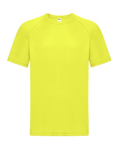 T-shirt sport Run Fluo Yellow
