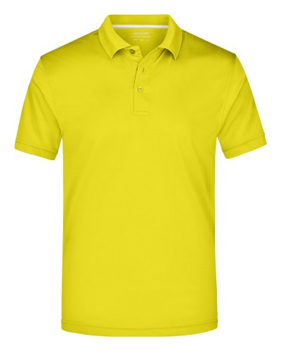 Polo Uomo High Performance - James & Nicholson Yellow