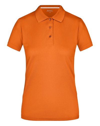 Polo Donna High Performance James & Nicholson Orange