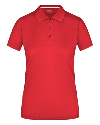 Polo Donna High Performance James & Nicholson Red