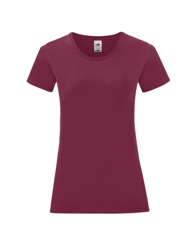 T-shirt donna Iconic 150 Burgundy