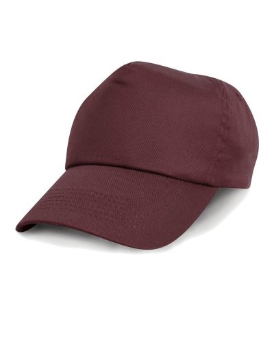 Cappellino in cotone Burgundy
