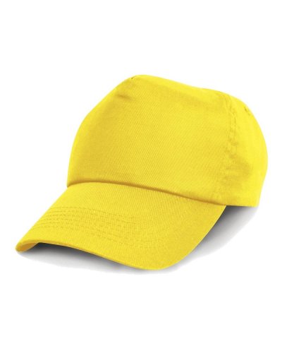 Cappellino in cotone Giallo