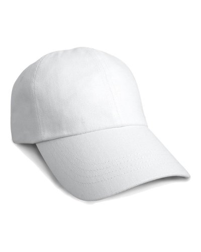Cappellino in cotone Drill pesante Bianco