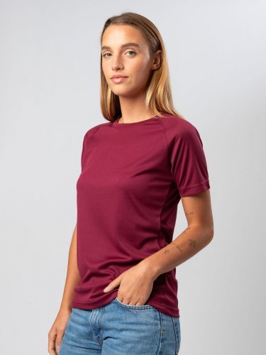 T-shirt Donna  Raglan, Poliestere Riciclato, Classic Fit