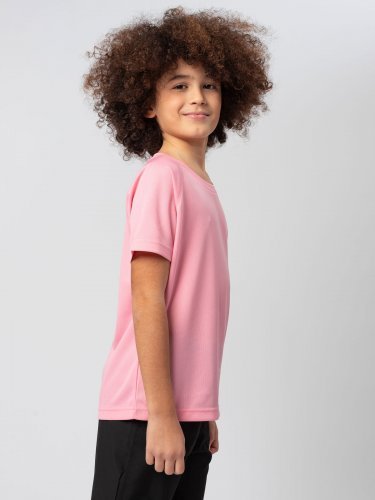 Run Kids T-shirt Raglan Maniche Corte Traspirante Poliestere