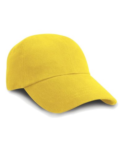 Cappellino in cotone pettinato Giallo
