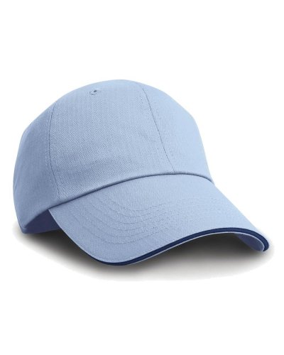 Cappellino Herringbone Sky navy