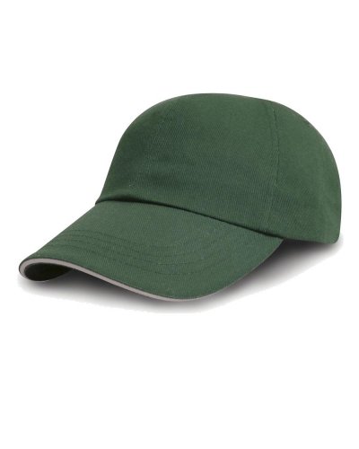 Cappellino cotone pettinato drill forest/putty