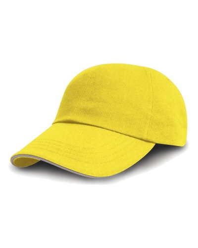 Cappellino cotone pettinato drill Amber/heather
