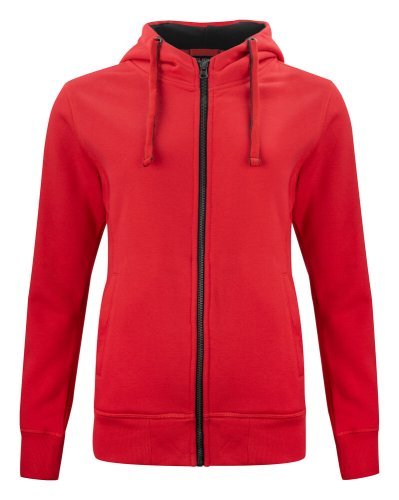 Felpa donna full zip Kariban: cappuccio mesh, tasche, varie colorazion