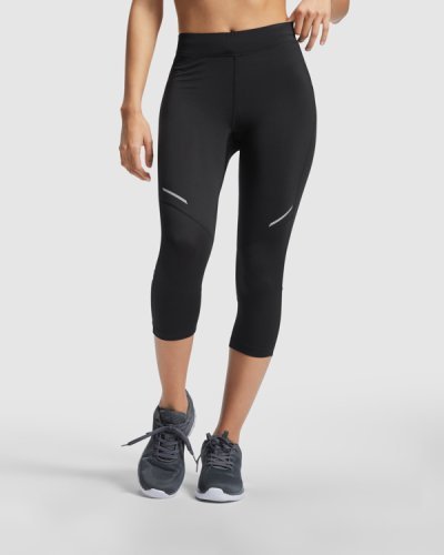 Icaria Leggings sportivi donna riflettenti tasca zip