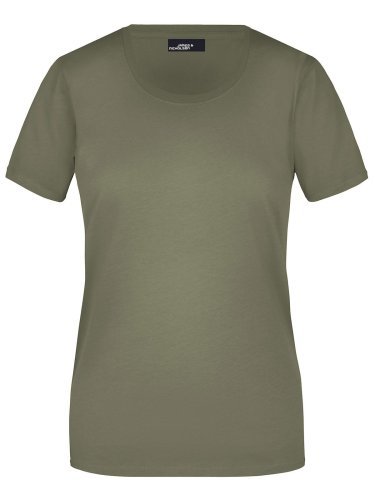 Damen T-Shirt aus 100% Baumwolle Basic Body Fit Rundhalsausschnitt 3XL
