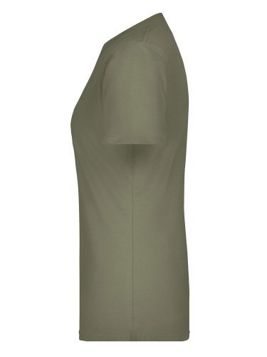 Damen T-Shirt aus 100% Baumwolle Basic Body Fit Rundhalsausschnitt 3XL