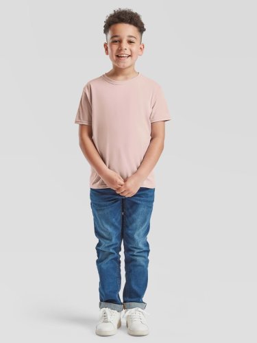 T-shirt bambino cotone ring-spun, slim fit