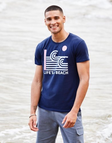 T-shirt Iconic slim fit cotone leggero girocollo