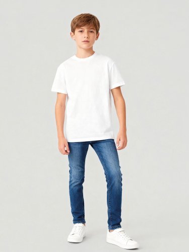 Cotton Touch Kids: T-shirt enfant polyester, col rond