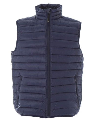 Gilet in nylon morbido e lucido Brest Man Navy