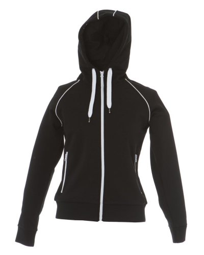 Felpa donna con cappuccio Siviglia Black