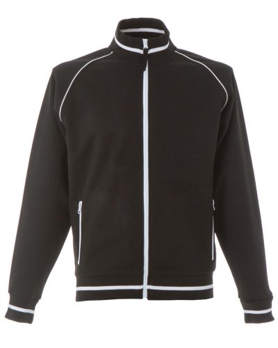 Felpa con zip Oporto Black