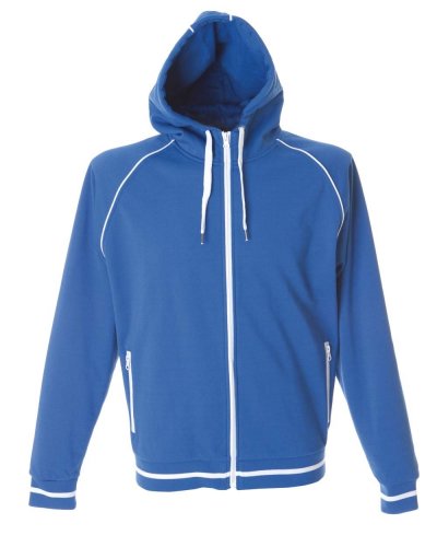 Felpa zip e cappuccio Coimbra Royal