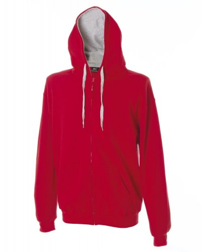 Felpa zip cappuccio New Kansas