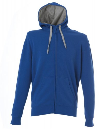 Felpa zip cappuccio New Kansas Royal