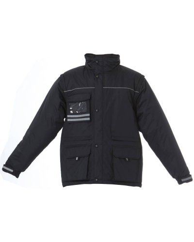 Giubbino imbottito con porta badge Japan Navy