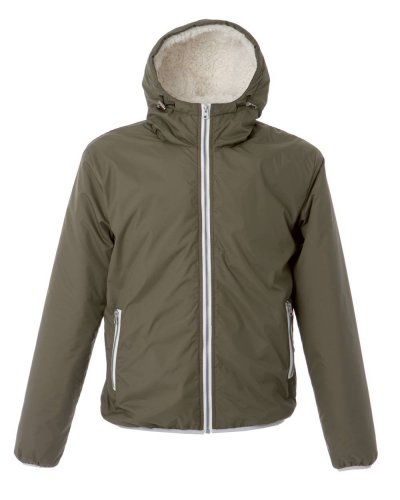 Giubbino con cappuccio Bergen Army Green
