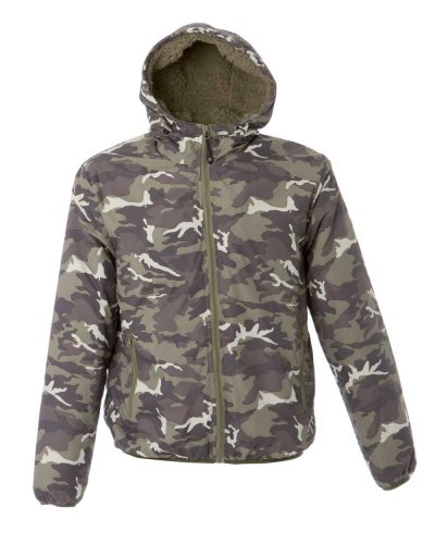 Giubbino con cappuccio Bergen Camouflage Green