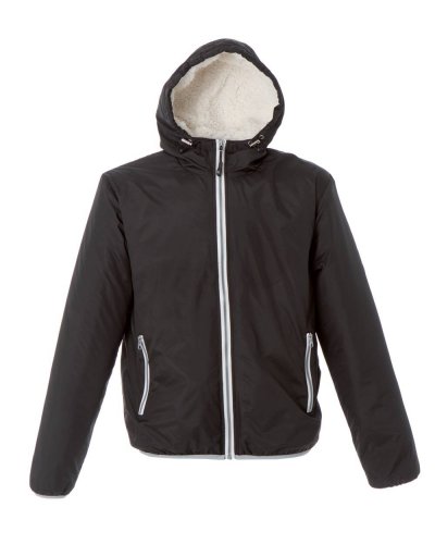 Giubbino con cappuccio Bergen Black