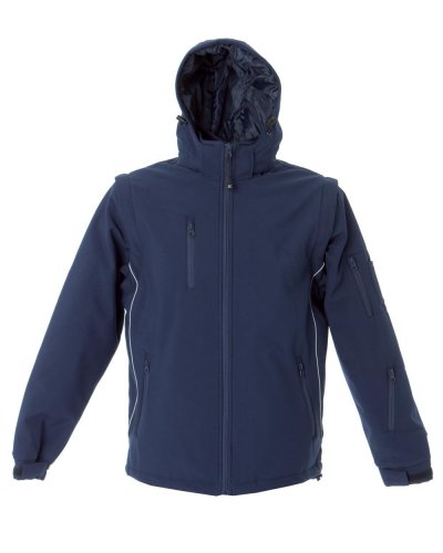 Giubbino in soft shell a 2 strati imbottito Locarno Navy