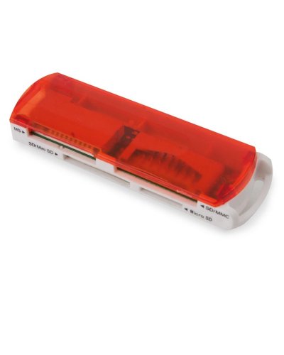 Lettore di schede 5 in 1 Rosso