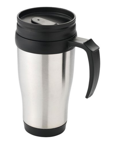 Tazza termica Sanibel Argento / Nero