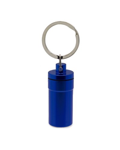 Portachiavi portapillole Blu