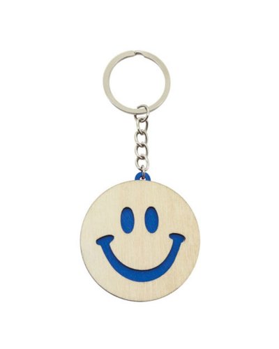 Portachiavi smile Blu