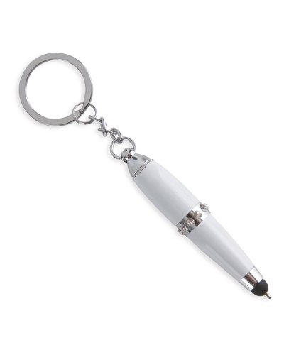 Penna portachiavi Caprice Bianco