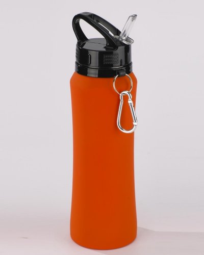 Borraccia BPA Free 700 ml con moschettone