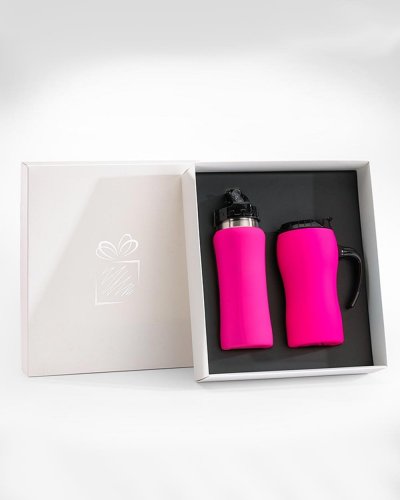Set Tazza termica & Borraccia Pink