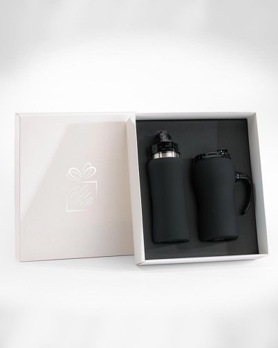 Set Tazza termica & Borraccia Black