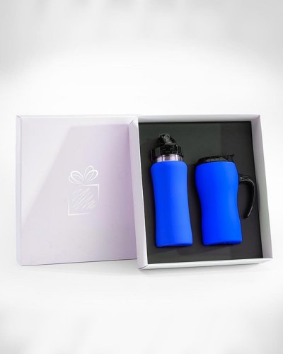 Set Tazza termica & Borraccia Blue Royal