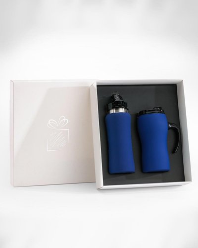 Set Tazza termica & Borraccia Blue