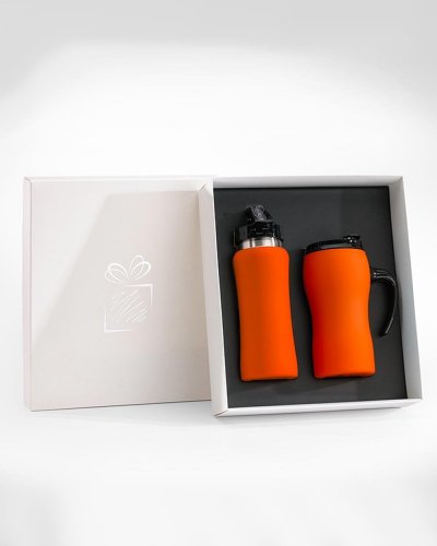 Set Tazza termica & Borraccia Orange