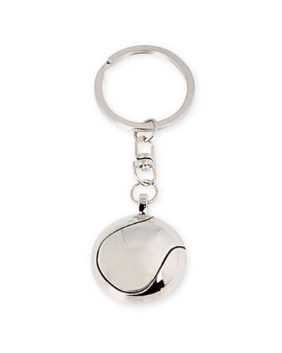 Portachiavi Metallico Tennis Colore Unico