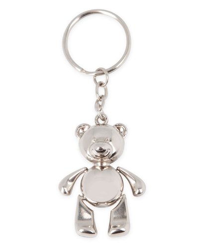 Portachiavi Metallico Teddy Colore Unico