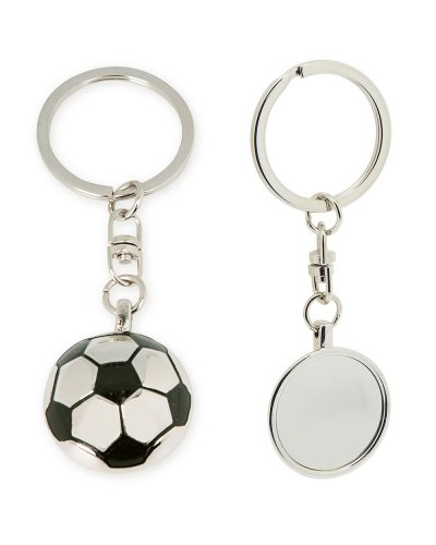Portachiavi Metallico calcio Colore Unico