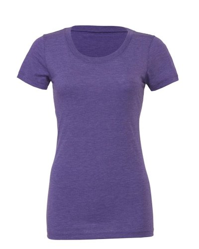 T-shirt girocollo Triblend Purple Triblend